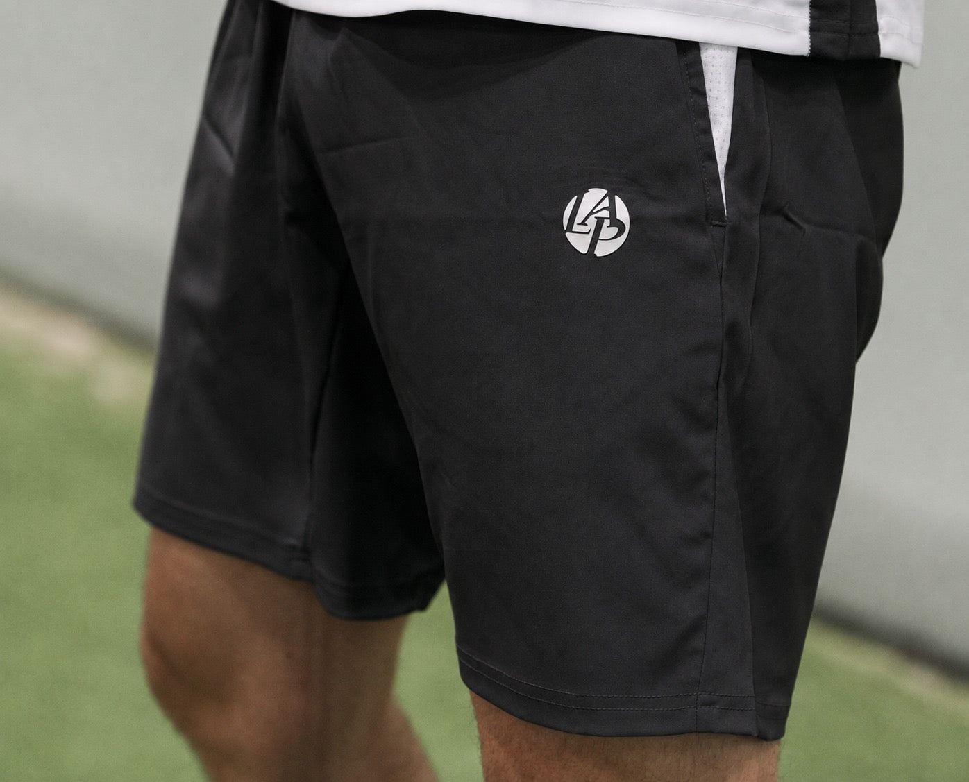 Short technique padel homme KING Noir – vue profil – L'Atout Padel