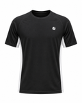 Tee-shirt technique padel homme KING Noir – vue face – L'Atout Padel