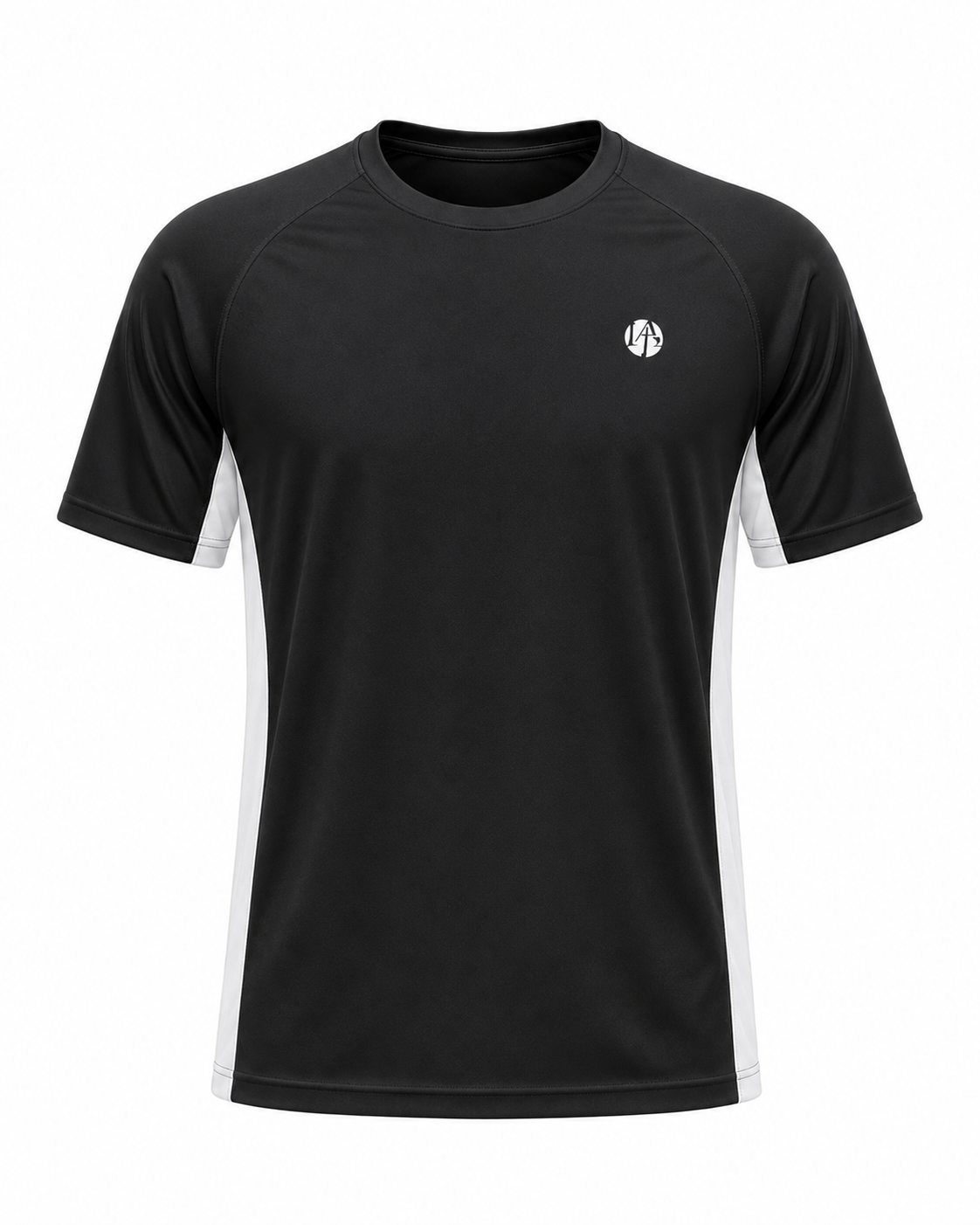 Tee-shirt technique padel homme KING Noir – vue face – L'Atout Padel