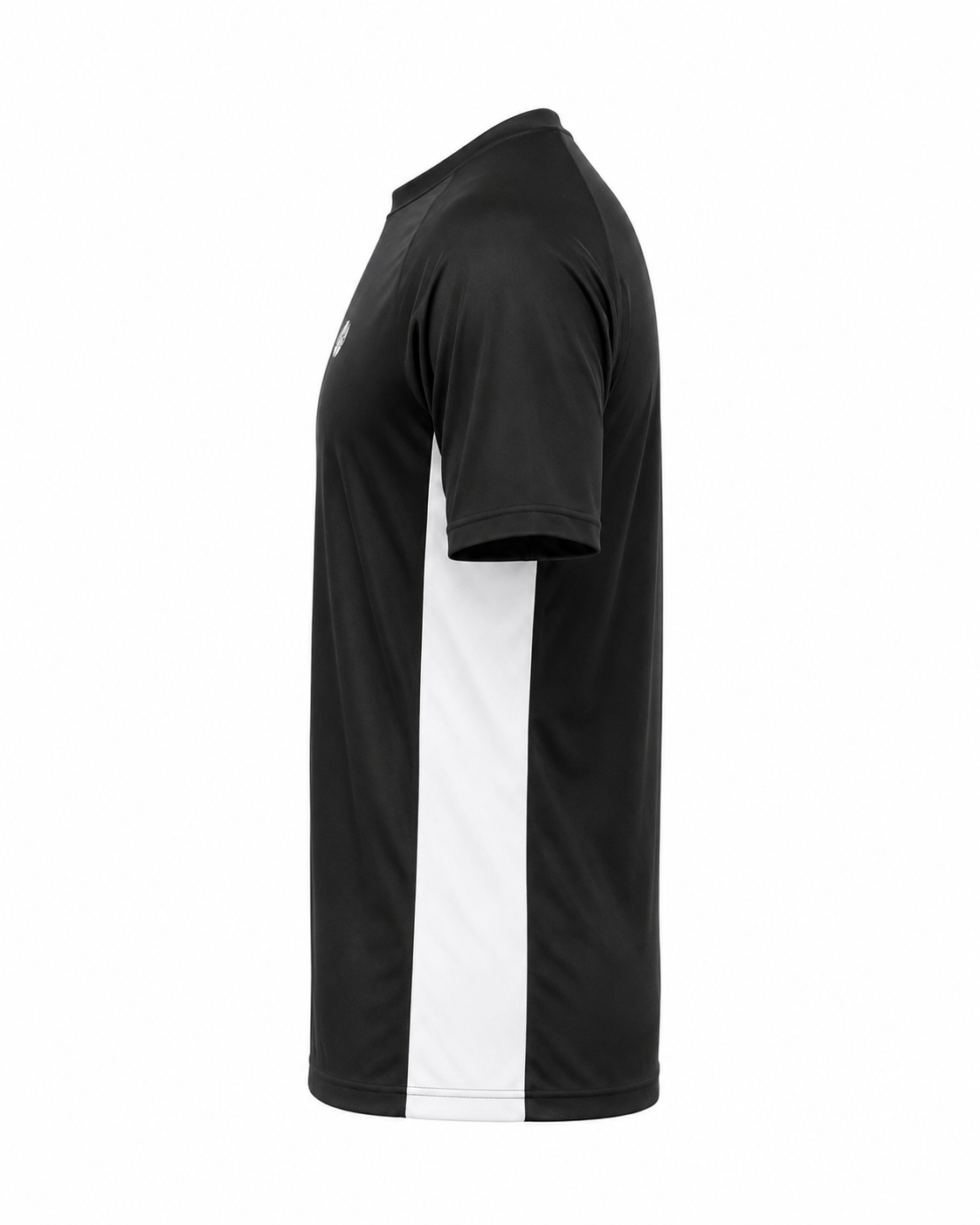 Tee-shirt technique padel homme KING Noir – vue profil – L'Atout Padel