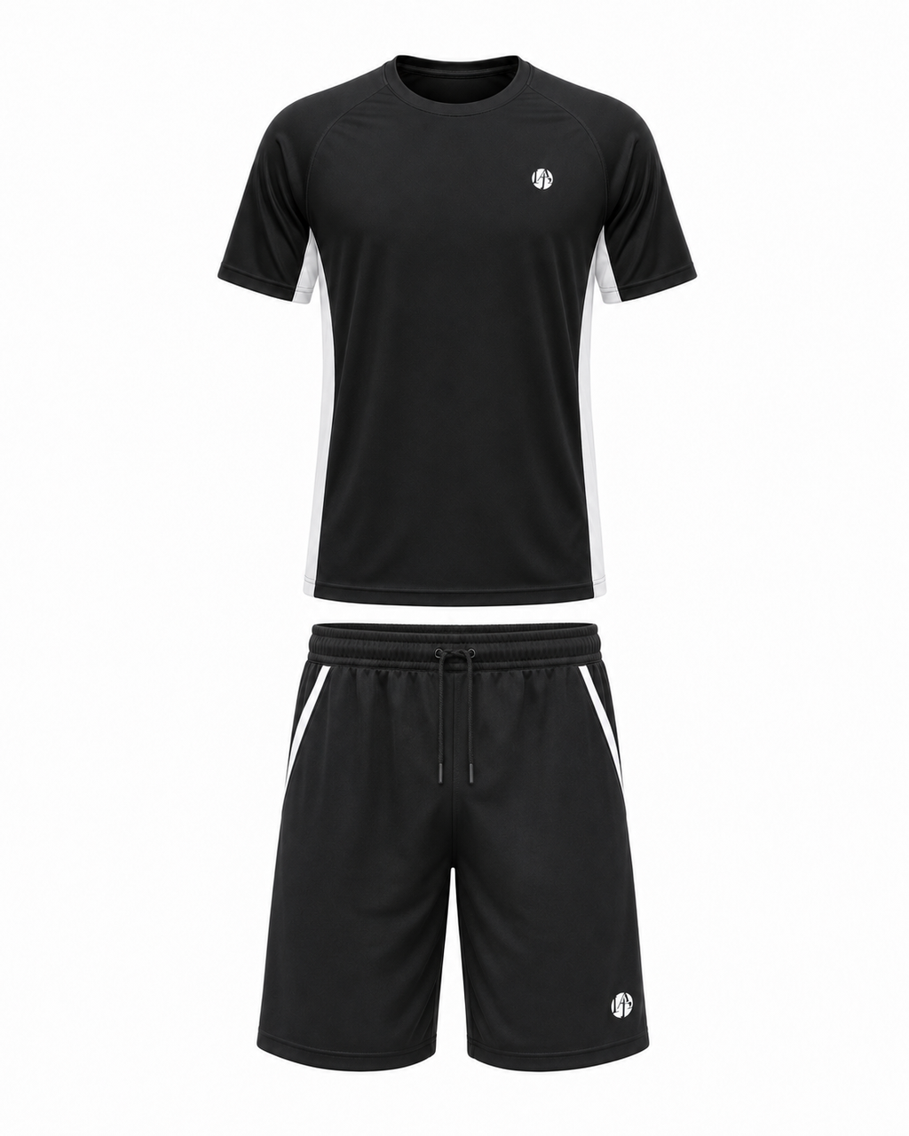 Ensemble technique padel homme KING Noir – vue face – L'Atout Padel