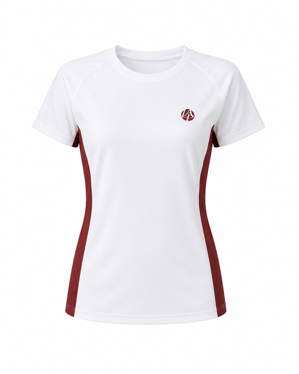 Tee-shirt technique padel femme QUEEN Terracotta – vue face – L'Atout Padel