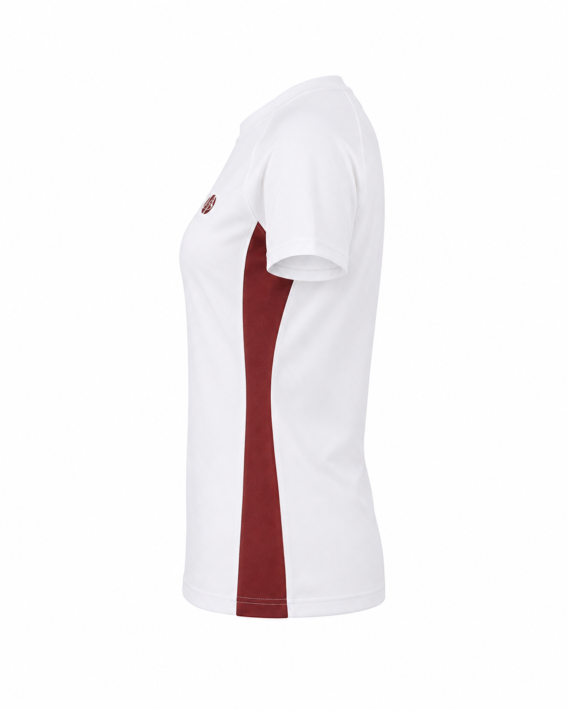 Tee-shirt technique padel femme QUEEN Terracotta – vue profil – L'Atout Padel