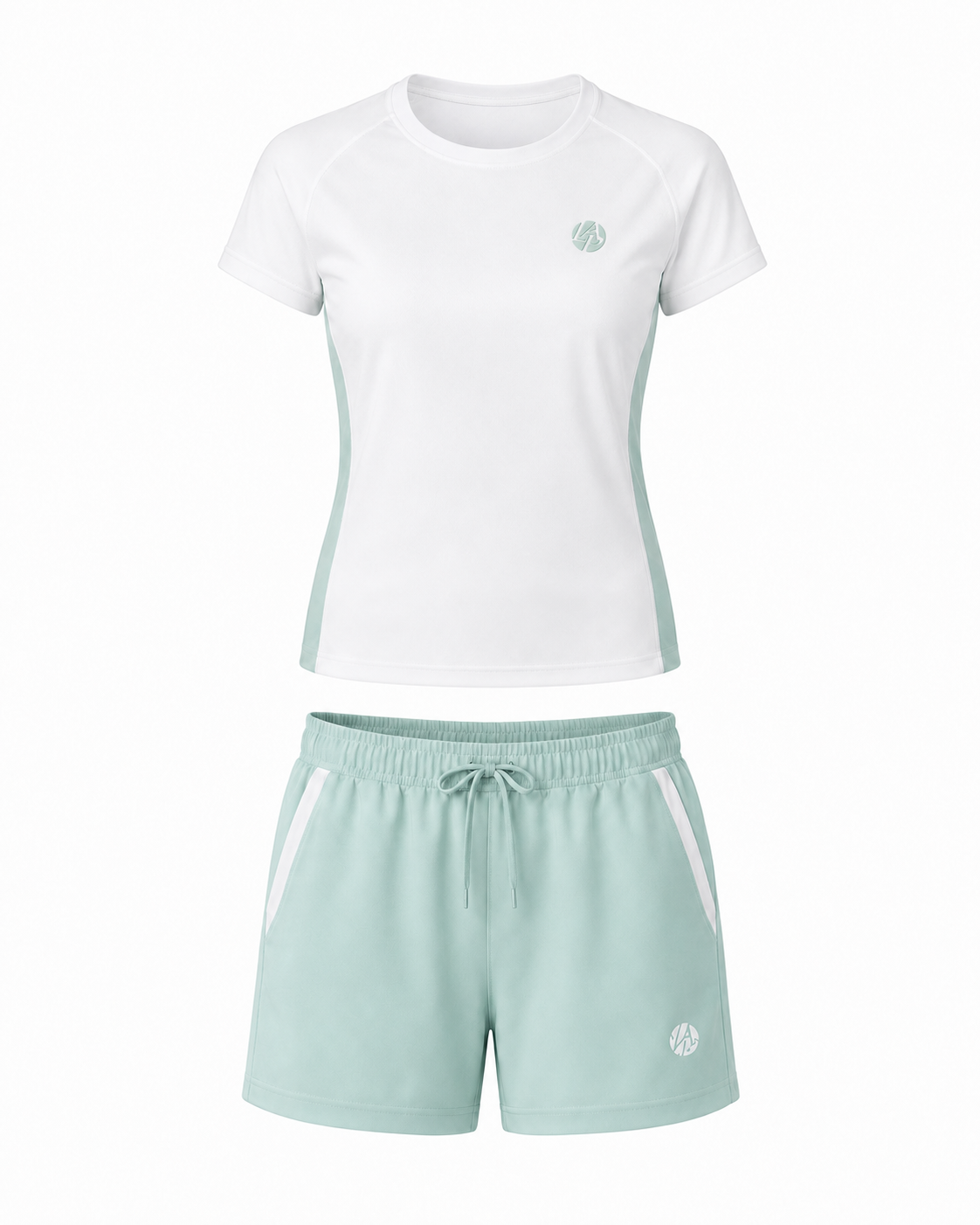 Ensemble technique padel femme QUEEN Vert Sauge – vue face – L'Atout Padel