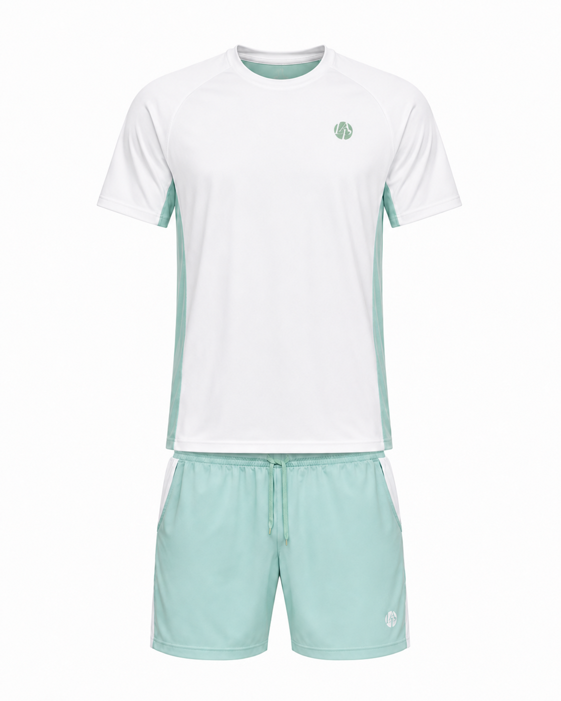 Ensemble technique padel homme KING Vert Sauge – vue face – L'Atout Padel