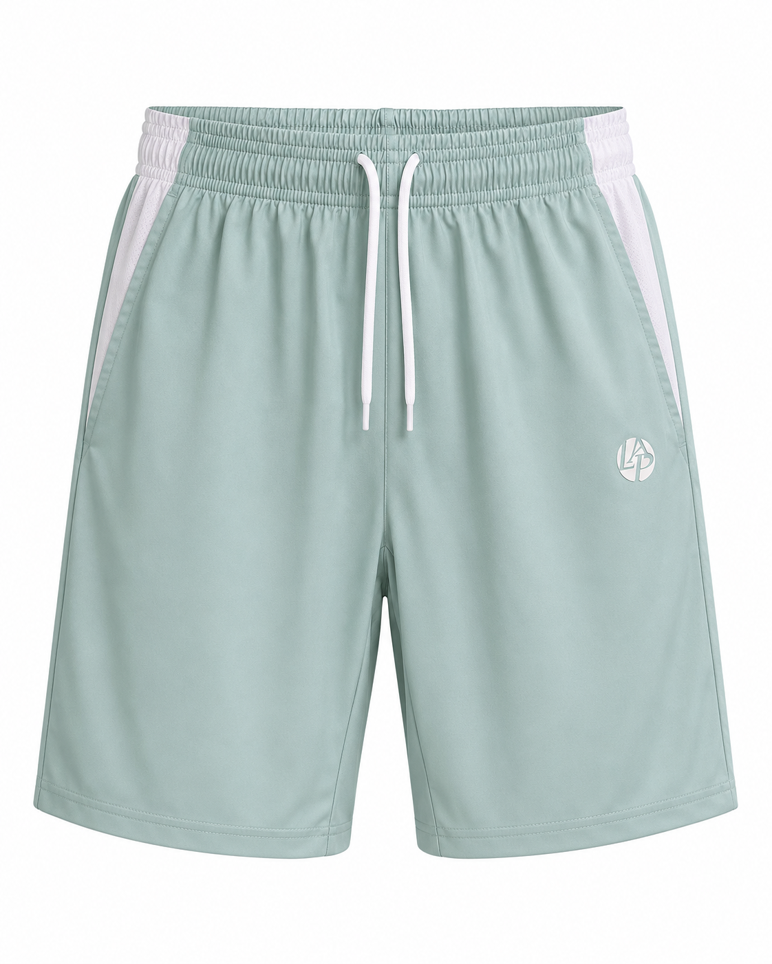 Short technique padel homme KING Vert Sauge – vue face – L'Atout Padel